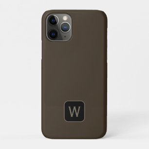 Minimalist Classic Monogram iPhone Case