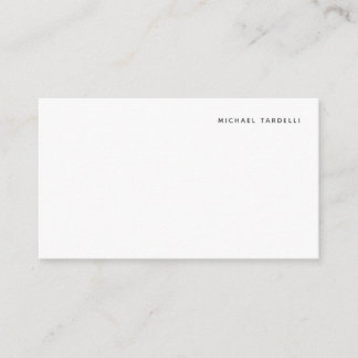 Minimalist Classical Professional Enclosure Card