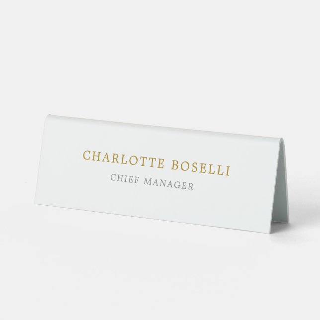 Minimalist Classical Professional Gold Colour (Front)