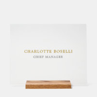 Minimalist Classical Professional Gold Colour