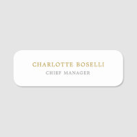 Minimalist Classical Professional Gold Colour