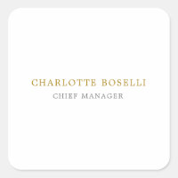 Minimalist Classical Professional Gold Colour