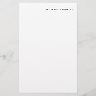 Minimalist Classical Professional Stationery