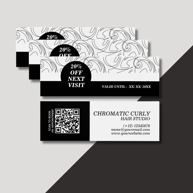 Minimalist Classy Black White Abstract Pattern  (Creator Uploaded)