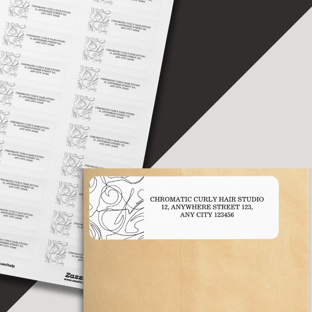Minimalist Classy Black White Abstract Pattern  (Creator Uploaded)