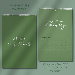 Minimalist Clean Design Calendar