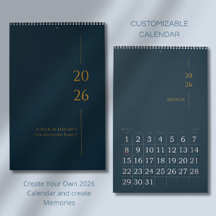 Minimalist Clean Design Calendar