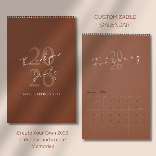 Minimalist Clean Design Calendar