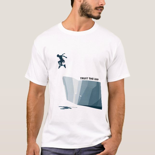 Minimalist Climber T-Shirt for Hikers Hoodie (Front)