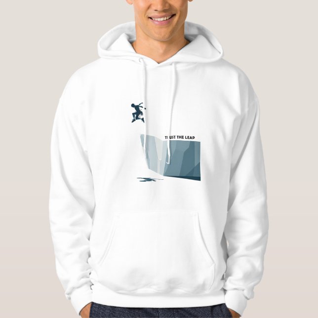 Minimalist Climber T-Shirt for Hikers Hoodie (Front)