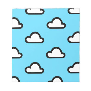 Minimalist Clouds Notepad