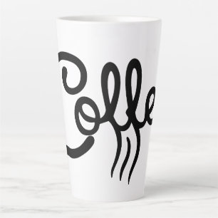 Minimalist Coffee Art Mug - Modern Kitchen Decor 