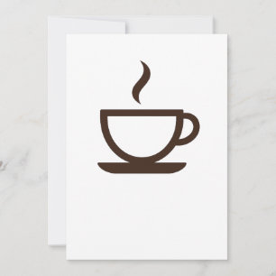 ☕ Minimalist Coffee Cup – Barista & Café Vibes Invitation