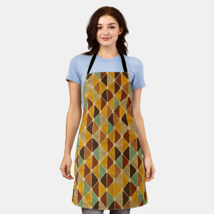 Minimalist Colorful Geometry–Fresh Stylish Pattern Apron