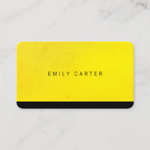 Minimalist Colourful Texture and Black Trim Business Card