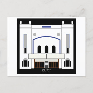 Minimalist Columbia Theatre Holiday Postcard