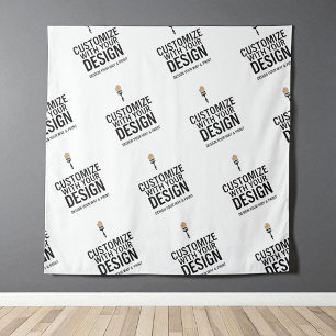 Minimalist Company Branded Custom Personalised  Tapestry