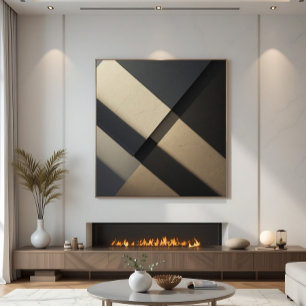 Minimalist Concrete Architectural Abstract Canvas Print