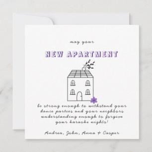 MINIMALIST  Congrats On Your New Apartment Holiday Card