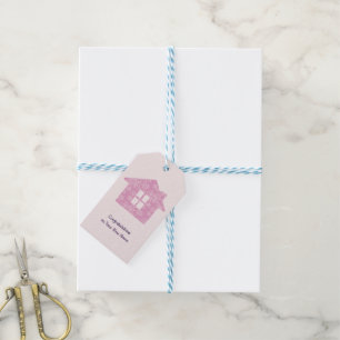 Minimalist Congratulations on Your New Home Gift Tags