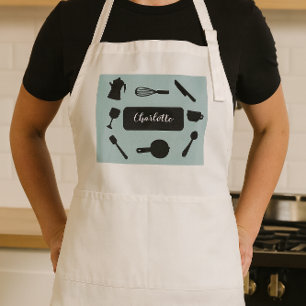 Minimalist cooking utensils custom design standard apron