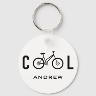 Minimalist Cool Cycling Bicycle Biking Gift  Key Ring