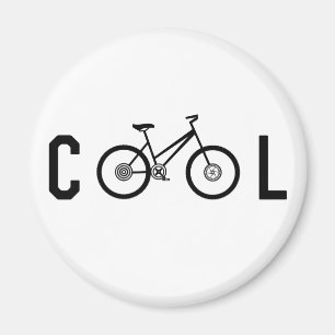 Minimalist Cool Cycling Bicycle Biking Gift  Magnet