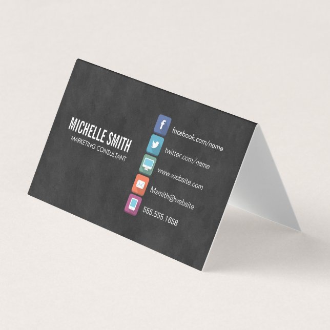 Minimalist Corporate Business Card (Front)