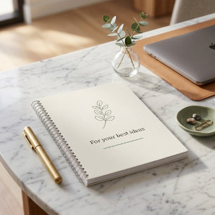 Minimalist Corporate Notebook for Employee
