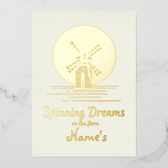 Minimalist Country Invitation (Front)