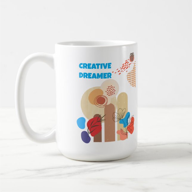 Minimalist Creative Dreamer Article555 Coffee Mug (Left)