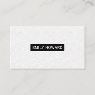 Minimalist Creative Lines Business Card