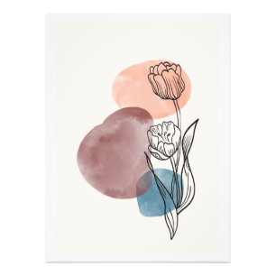 Minimalist creative scenery photo print