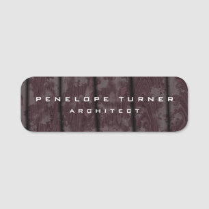 Minimalist Creative Useful Durable Plain Simple Name Tag