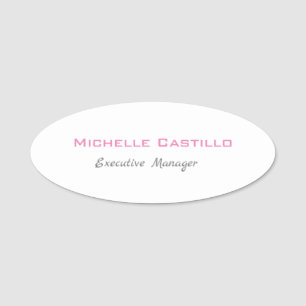 Minimalist Creative Useful Durable Plain Simple Name Tag