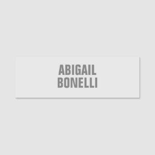 Minimalist Creative Useful Durable Plain Simple Name Tag
