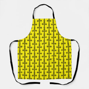 Minimalist Cross Modern Christian Symbol Art Apron