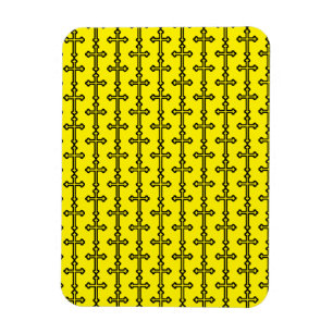 Minimalist Cross Modern Christian Symbol Art Magnet