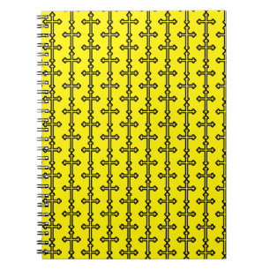 Minimalist Cross Modern Christian Symbol Art Notebook