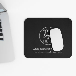 Minimalist Custom Business Logo and Website Mouse Mat