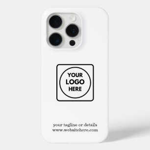 Minimalist Custom Business Logo Branding iphone  15 Pro Case
