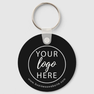 Minimalist Custom Business Logo Key Ring