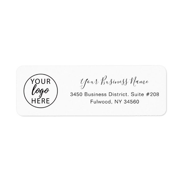 Minimalist Custom Business Returns (Front)