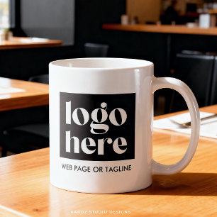 Minimalist Custom Logo Promotional Mug