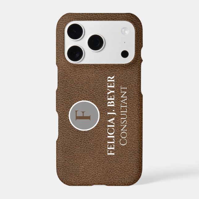 Minimalist Custom Monogram (Back)