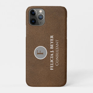 Minimalist Custom Monogram iPhone 11 Pro Case