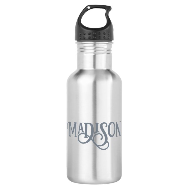 Minimalist Custom Name 710 Ml Water Bottle (Front)