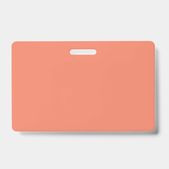 Minimalist Custom Name Badge for Professionals ID Badge (Front)