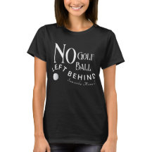 Minimalist Custom Name Elegant Script Golf Joke