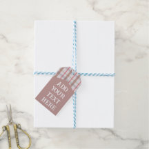 Minimalist custom name Gift Tag